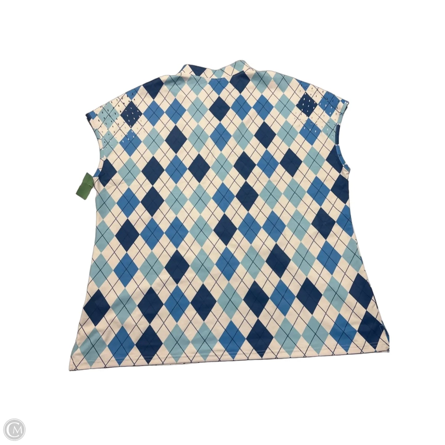 Top Short Sleeve By Cmc In Blue, Size: Xxl
