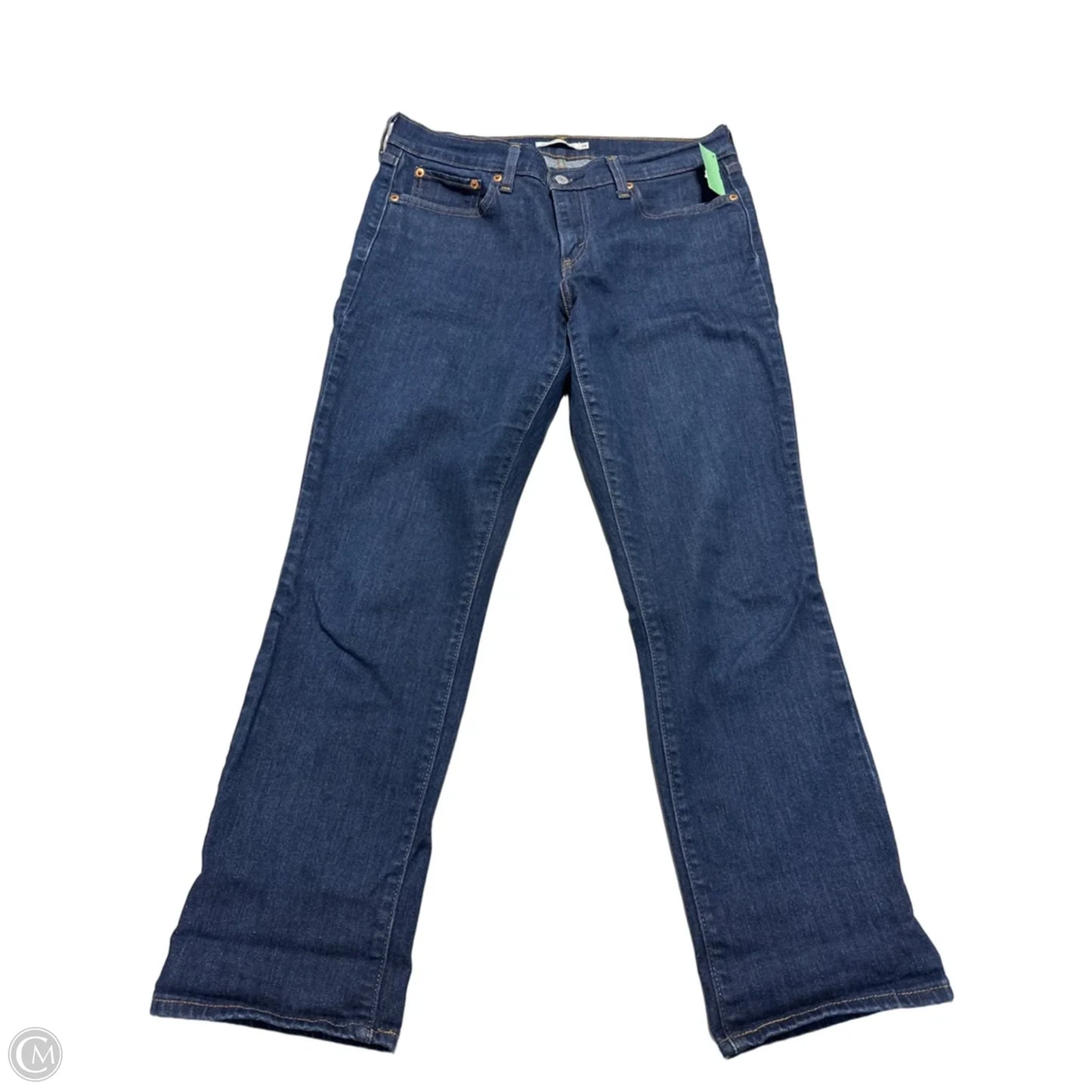 Jeans Straight By Levis In Blue Denim, Size: 6