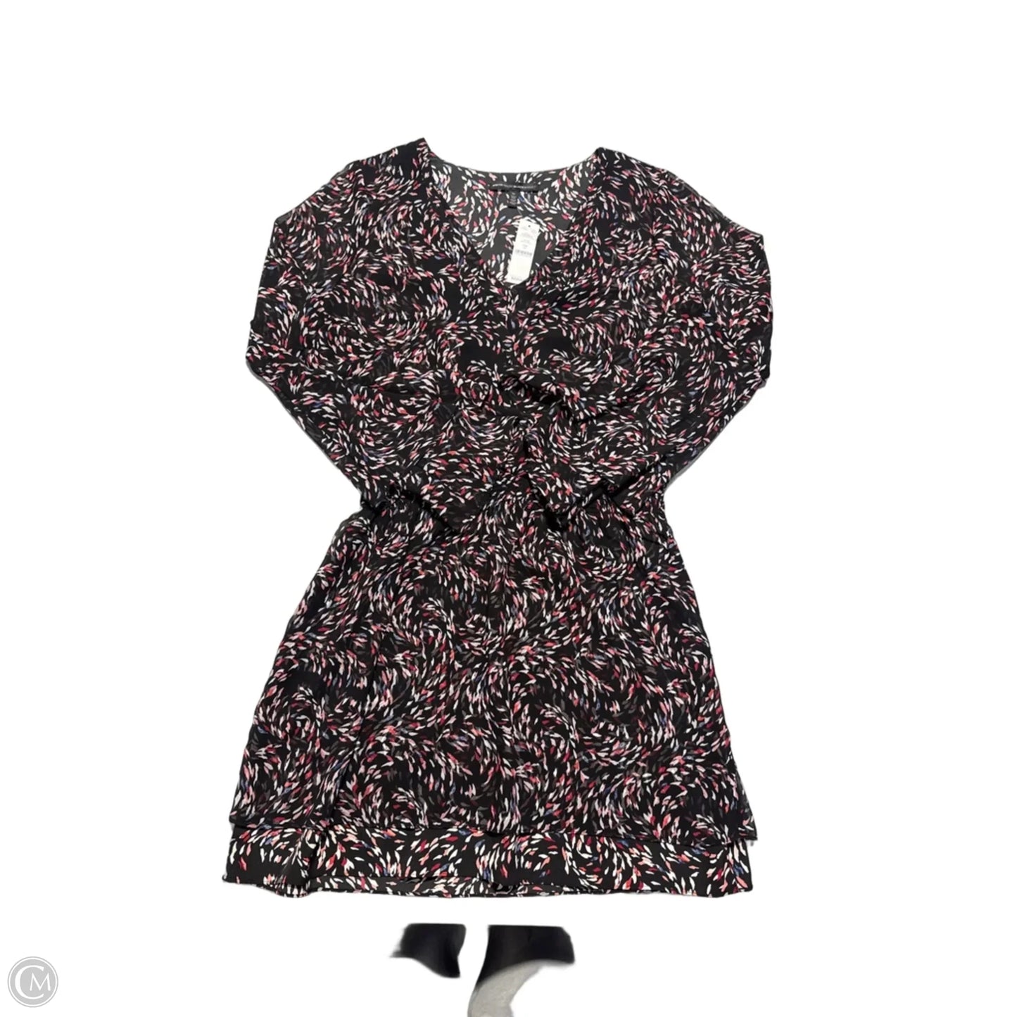 Dress Casual Midi By White House Black Market In Black, Size: L