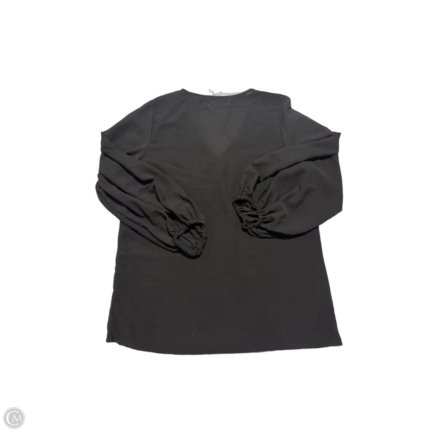 Top Long Sleeve By Cmc In Black, Size: L