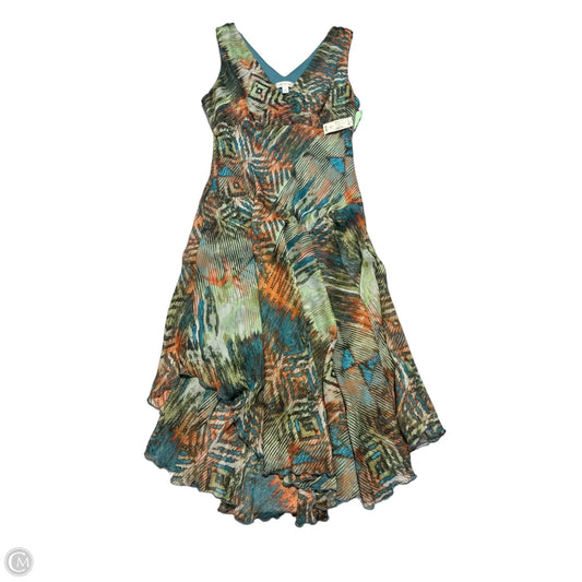 Dress Party Long By Dressbarn In Multi-colored, Size: L