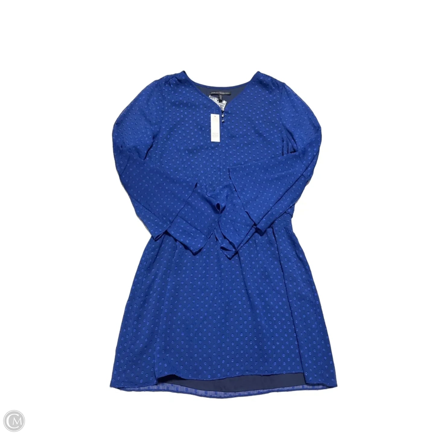 Dress Casual Midi By White House Black Market In Blue, Size: Xl