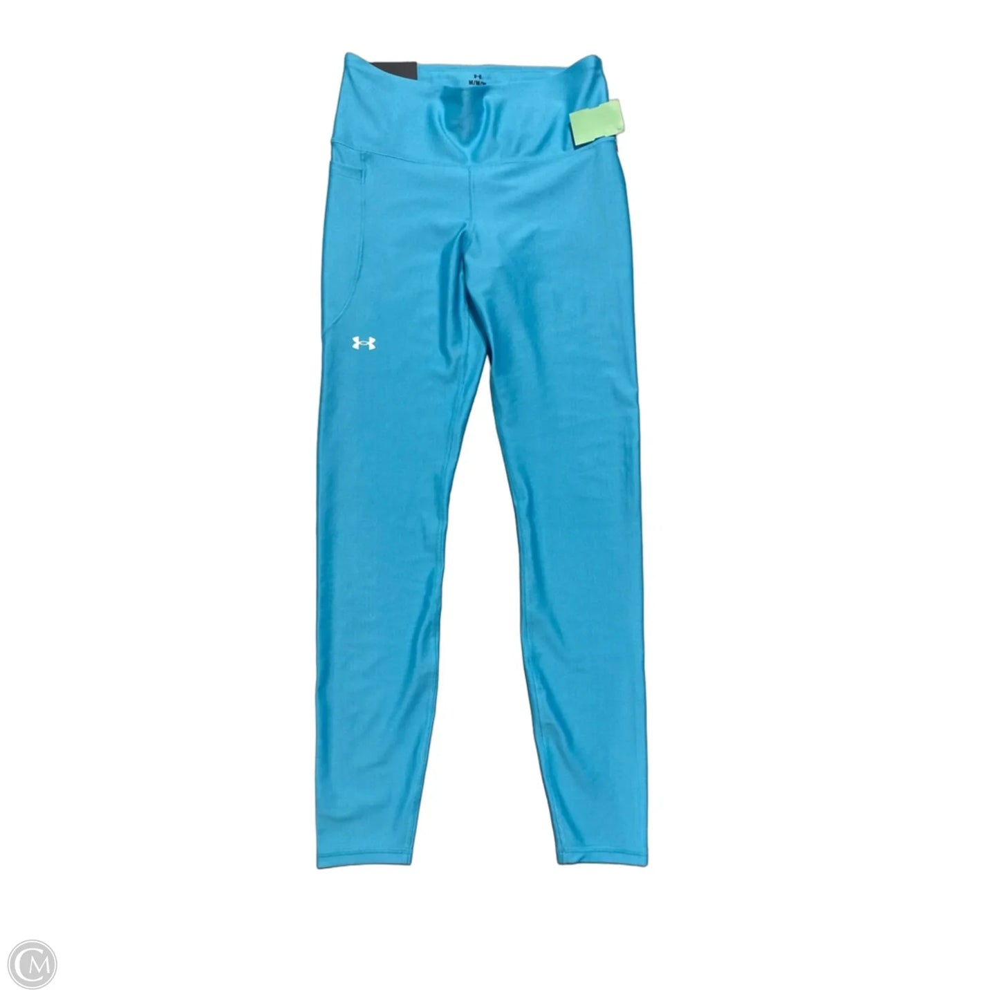 Athletic Leggings By Under Armour In Blue, Size: M