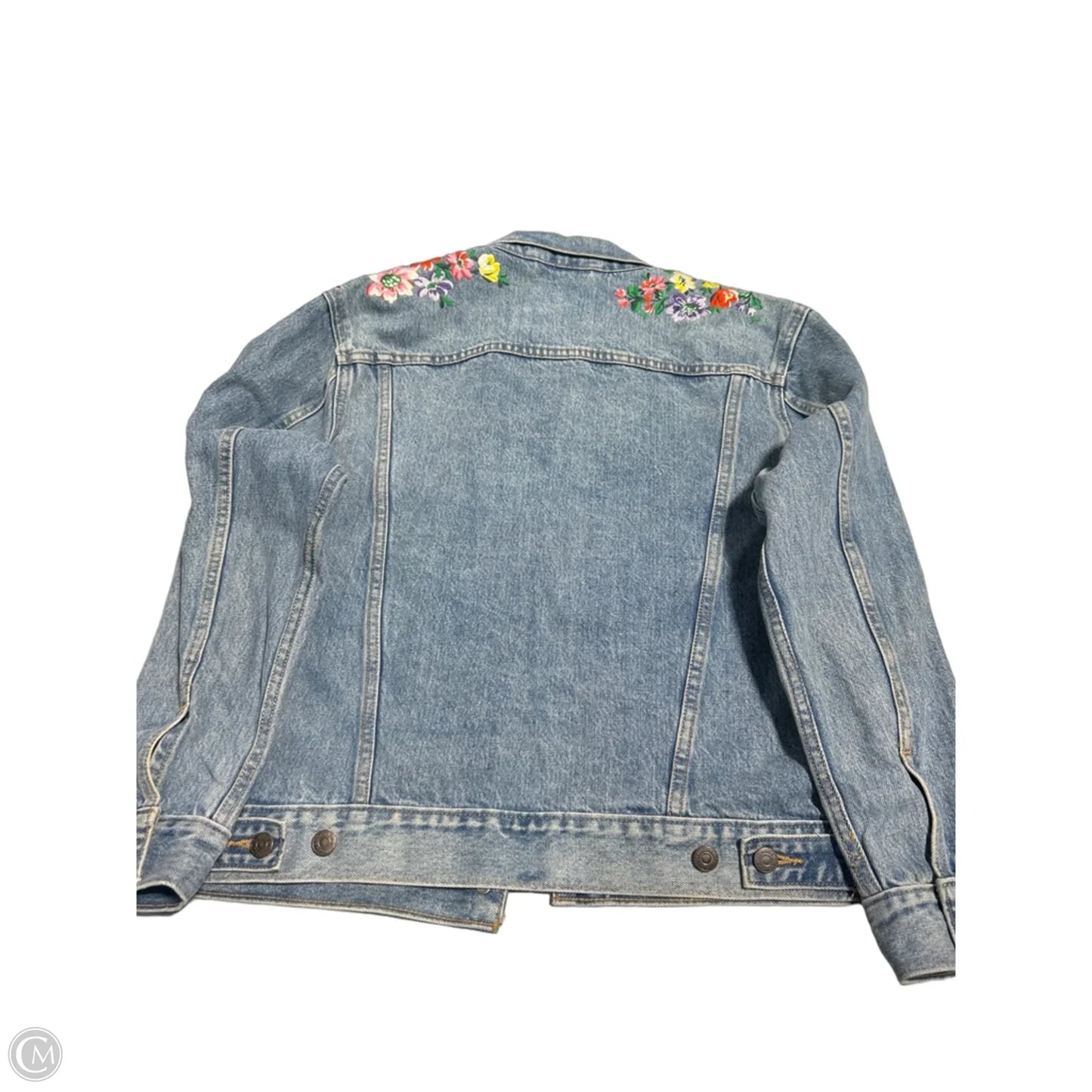 Jacket Denim By Levis In Blue Denim, Size: M