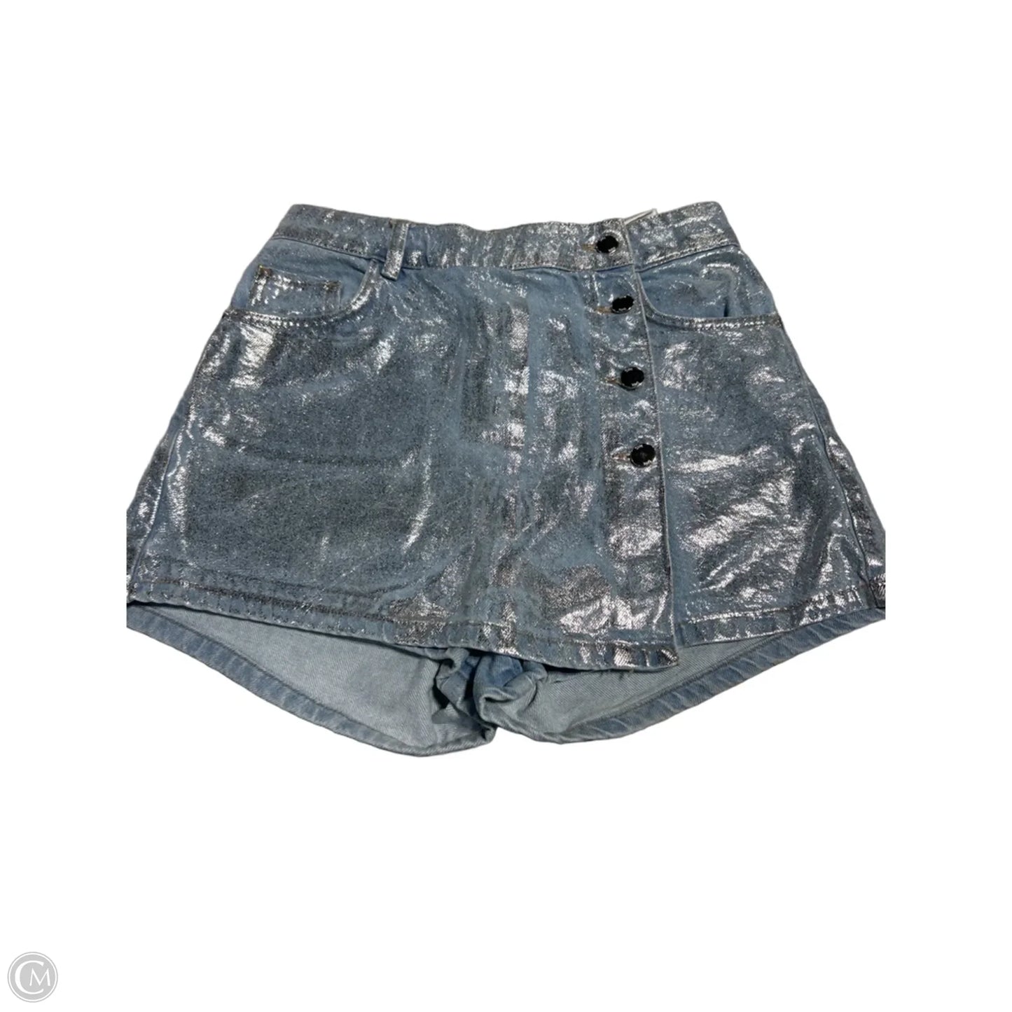 Skort By Zara In Blue Denim, Size: S