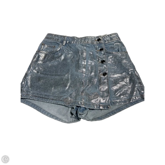 Skort By Zara In Blue Denim, Size: S