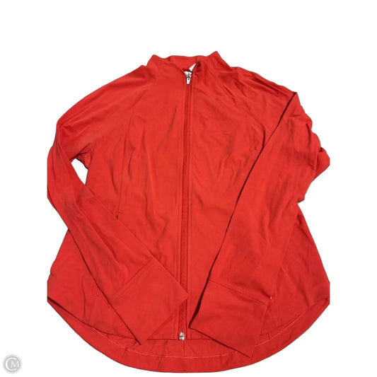 Athletic Jacket By Athleta In Red, Size: Xl