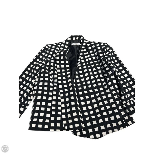 Blazer By Kasper In Black & White, Size: 10