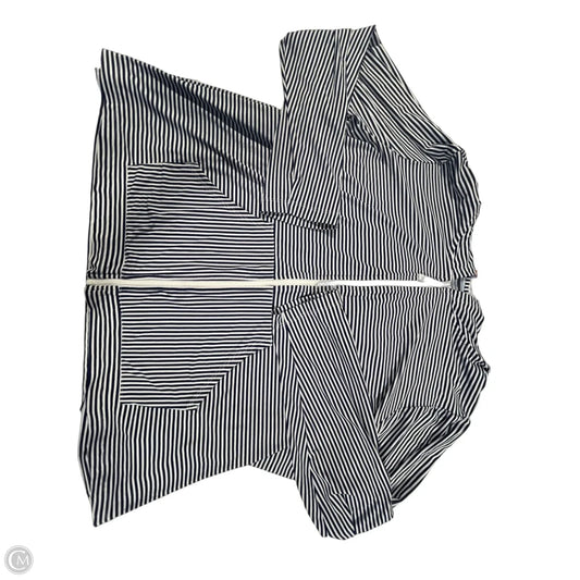 Top Long Sleeve By Lands End In Striped Pattern, Size: 3x