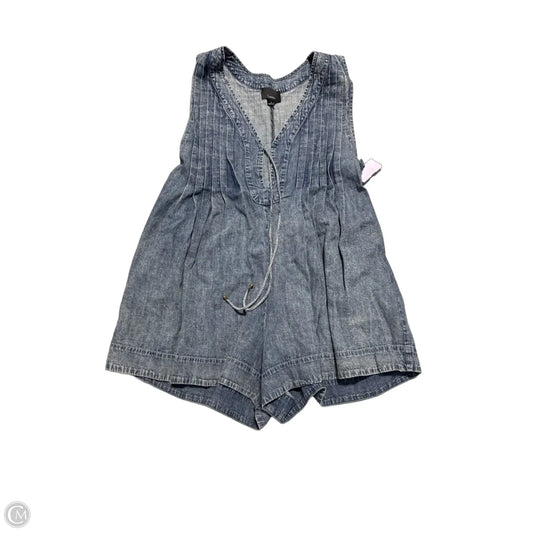 Dress Casual Short By Lumiere In Blue Denim, Size: S