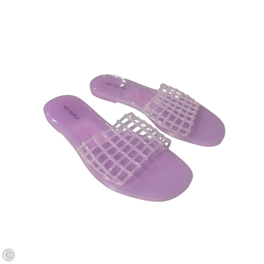 Sandals Flats By Free People In Purple, Size: 6