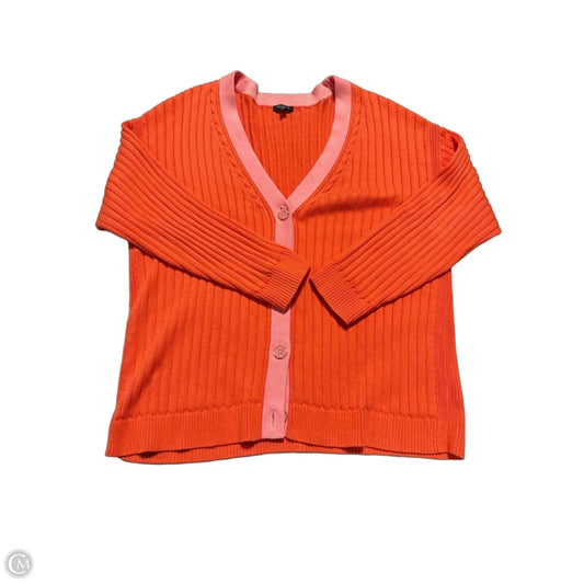 Cardigan By Talbots In Orange, Size: 2x