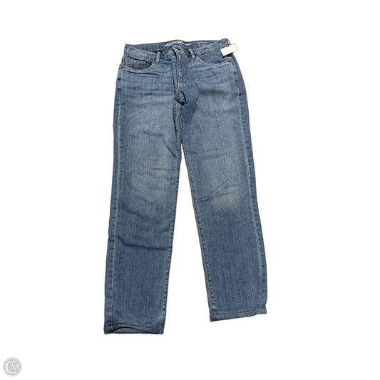 Jeans Straight By Eddie Bauer In Blue Denim, Size: 4p