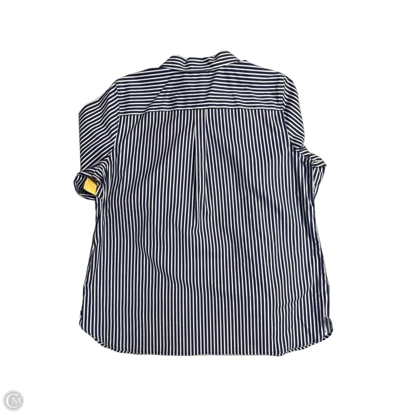 Blouse Long Sleeve By Talbots In Striped Pattern, Size: Xlp