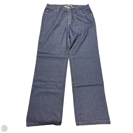 Jeans Wide Leg By Woman Within In Blue Denim, Size: 18