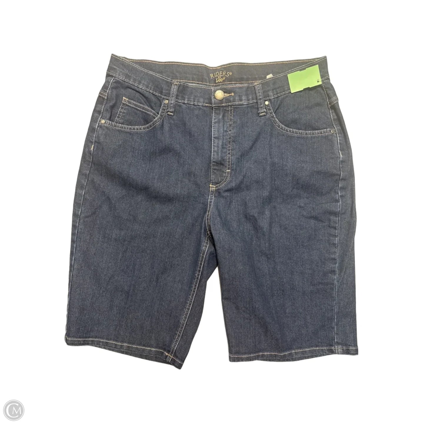 Shorts By Riders In Blue Denim, Size: 14