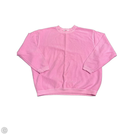 Top Long Sleeve By Cmc In Pink, Size: L