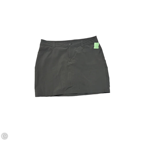 Skirt Mini & Short By Eddie Bauer In Grey, Size: 12