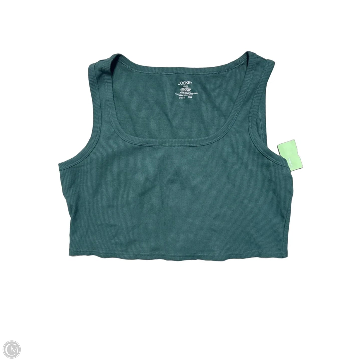 Tank Top By Jockey In Green, Size: L