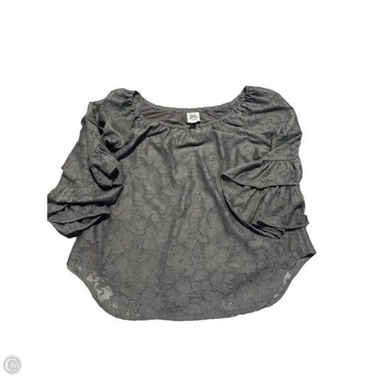 Top 3/4 Sleeve By Ivy Jane In Green, Size: L