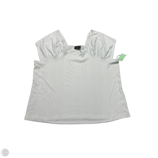 Top Short Sleeve By Lane Bryant In Green, Size: 2x
