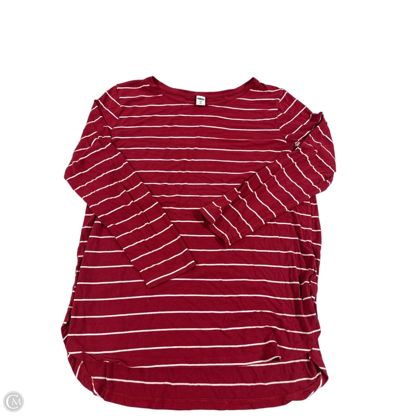 Top Long Sleeve By Old Navy In Red, Size: S