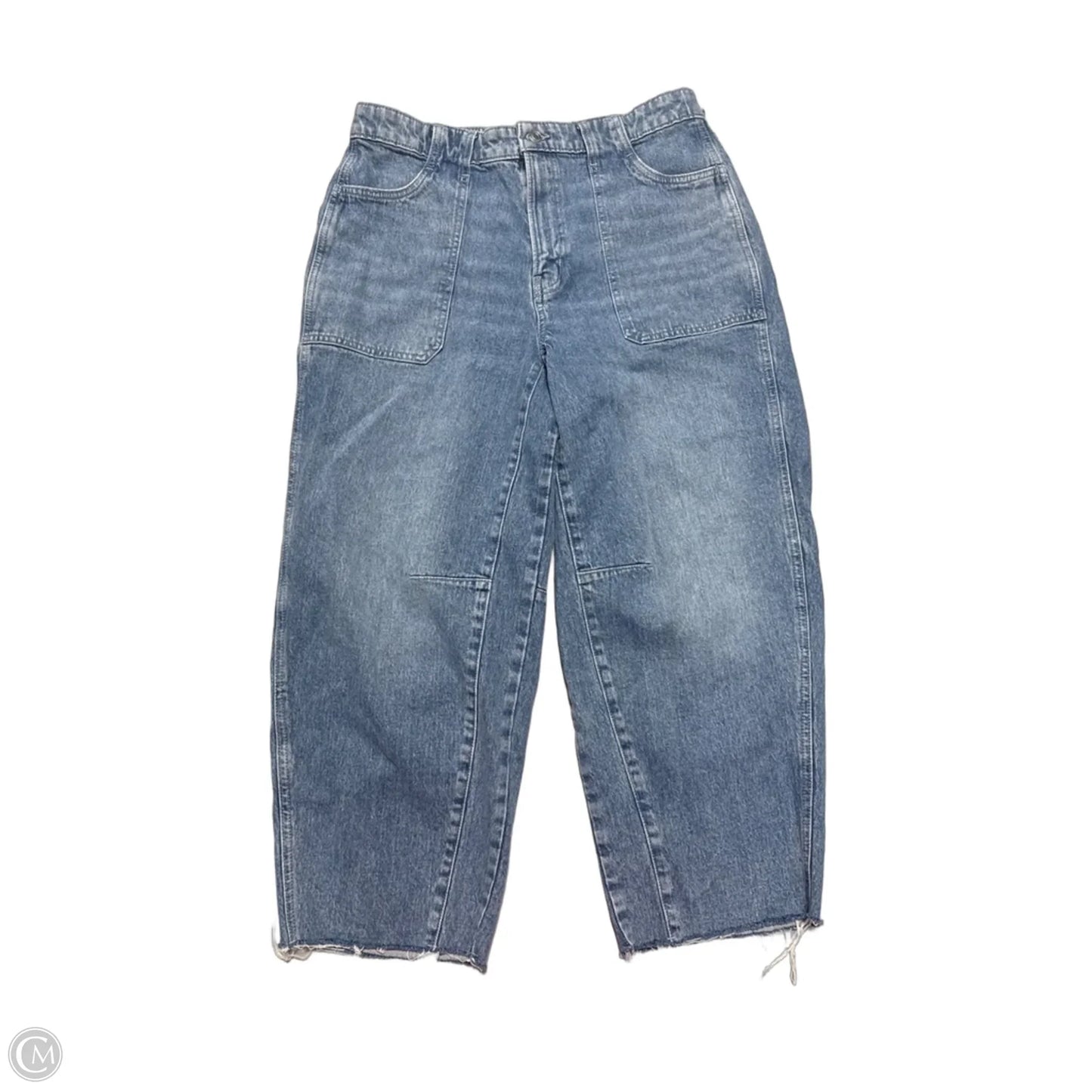 Jeans Wide Leg By Free Assembly In Blue Denim, Size: 12