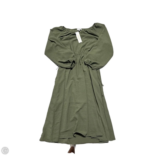 Dress Casual Midi By Gilli In Green, Size: M
