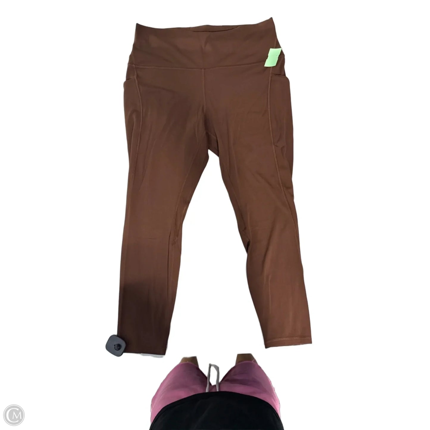 Athletic Leggings By Lululemon In Brown, Size: 14