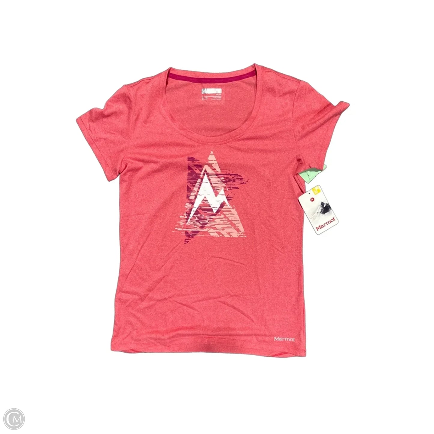 Top Short Sleeve By Marmot In Pink, Size: M