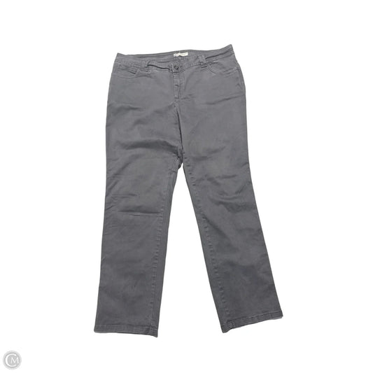 Jeans Straight By Lee In Grey, Size: 16