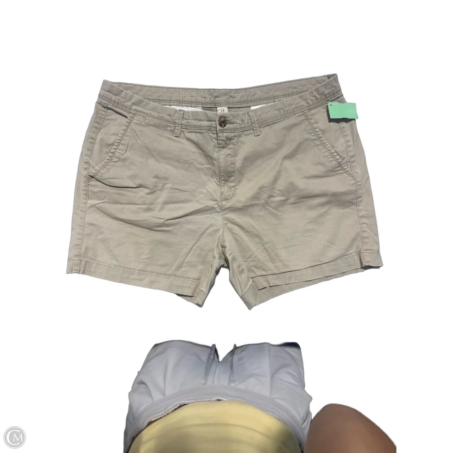 Shorts By Sonoma In Tan Denim, Size: 14