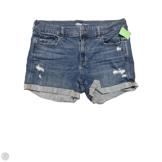 Shorts By Old Navy In Blue Denim, Size: 14