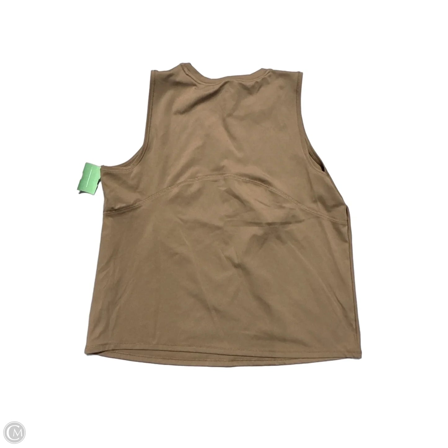 Athletic Tank Top By Tek Gear In Tan, Size: L