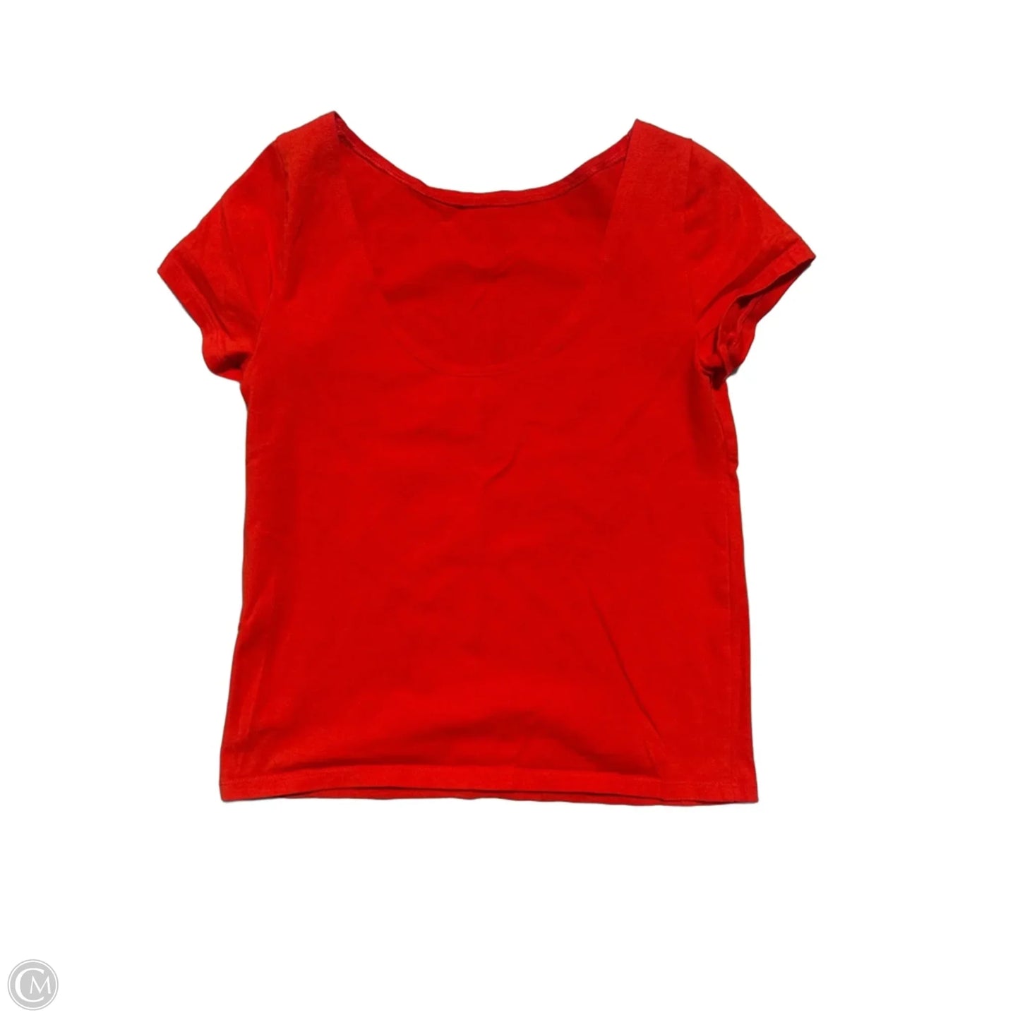 Top Short Sleeve By Gap In Red, Size: M