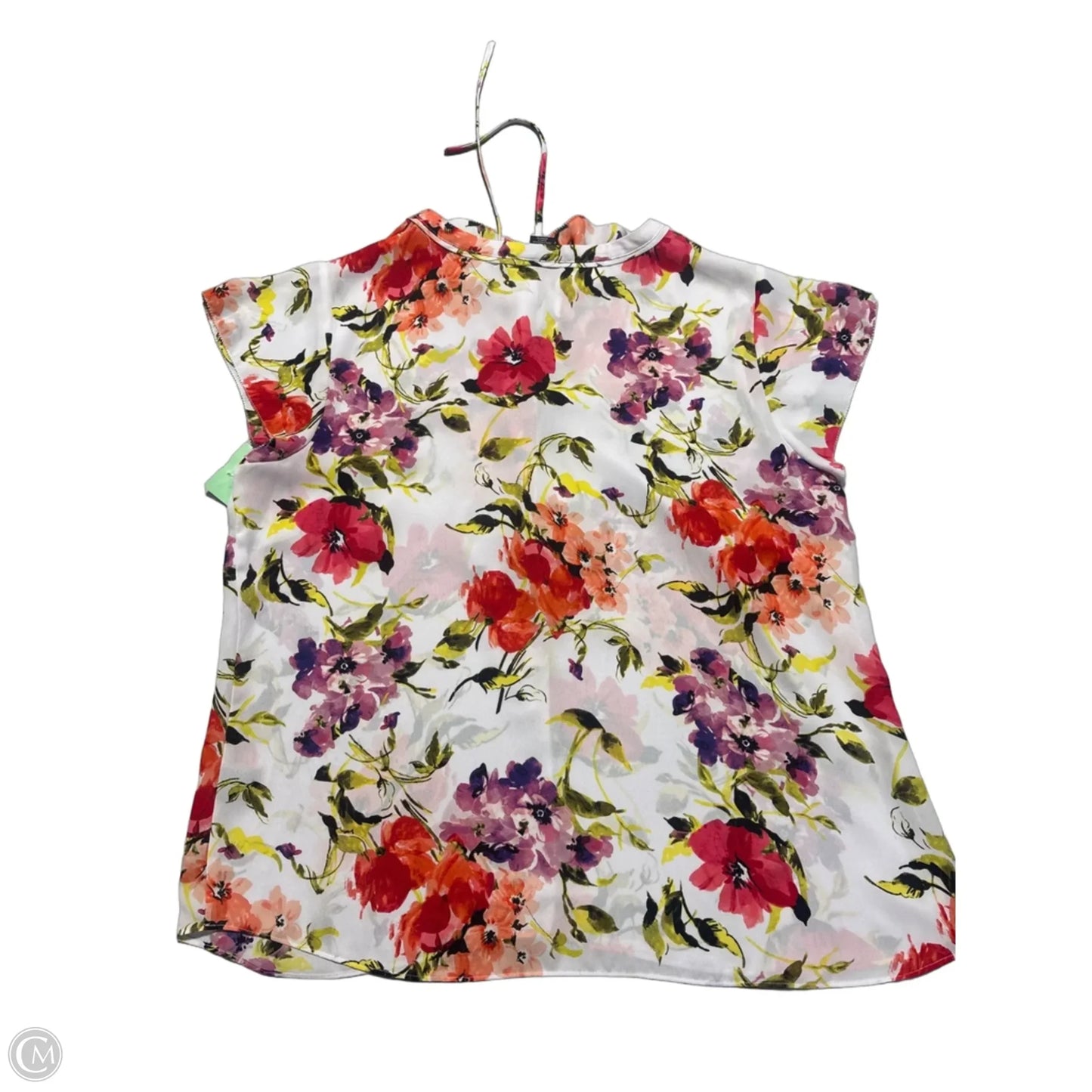 Top Short Sleeve By Liz Claiborne In Blue, Size: Xxl