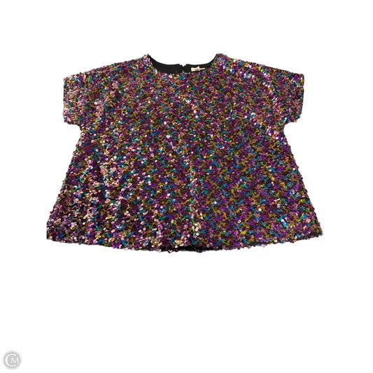 Top Short Sleeve By Cotton Bleu In Multi-colored, Size: Xl