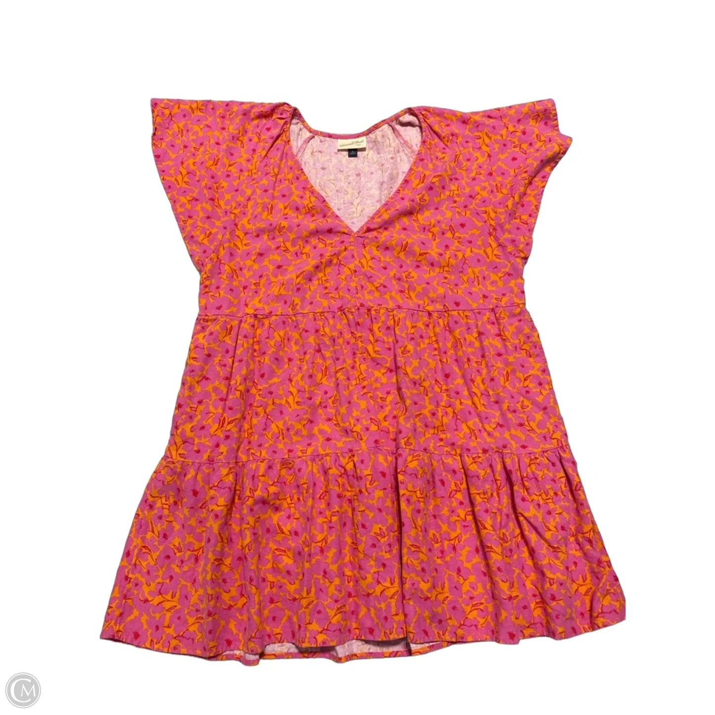 Dress Casual Short By Universal Thread In Orange & Pink, Size: Xl