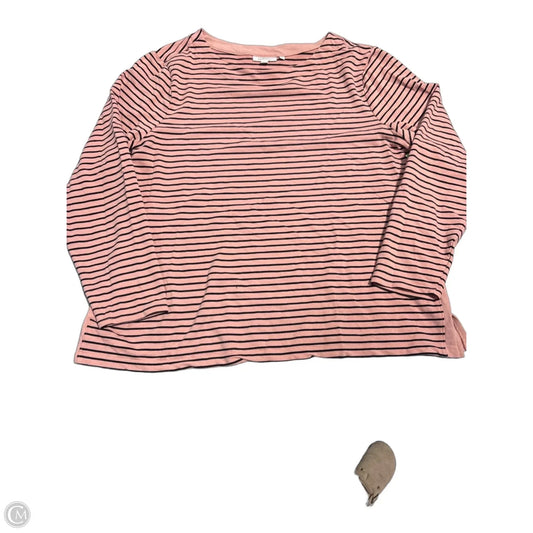 Top Long Sleeve By Chicos In Pink, Size: Xl