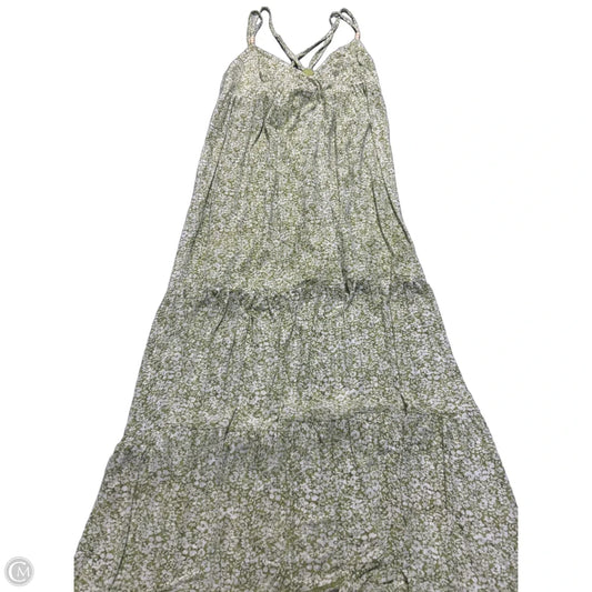 Dress Casual Maxi By No Boundaries In Green, Size: L