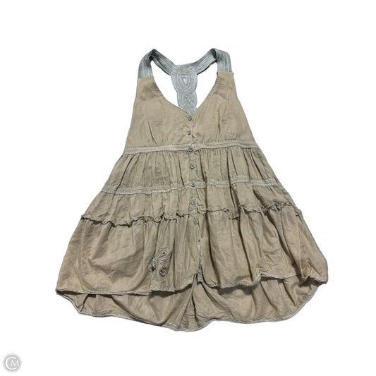 Tank Top By Edme And Esyllte In Beige, Size: M