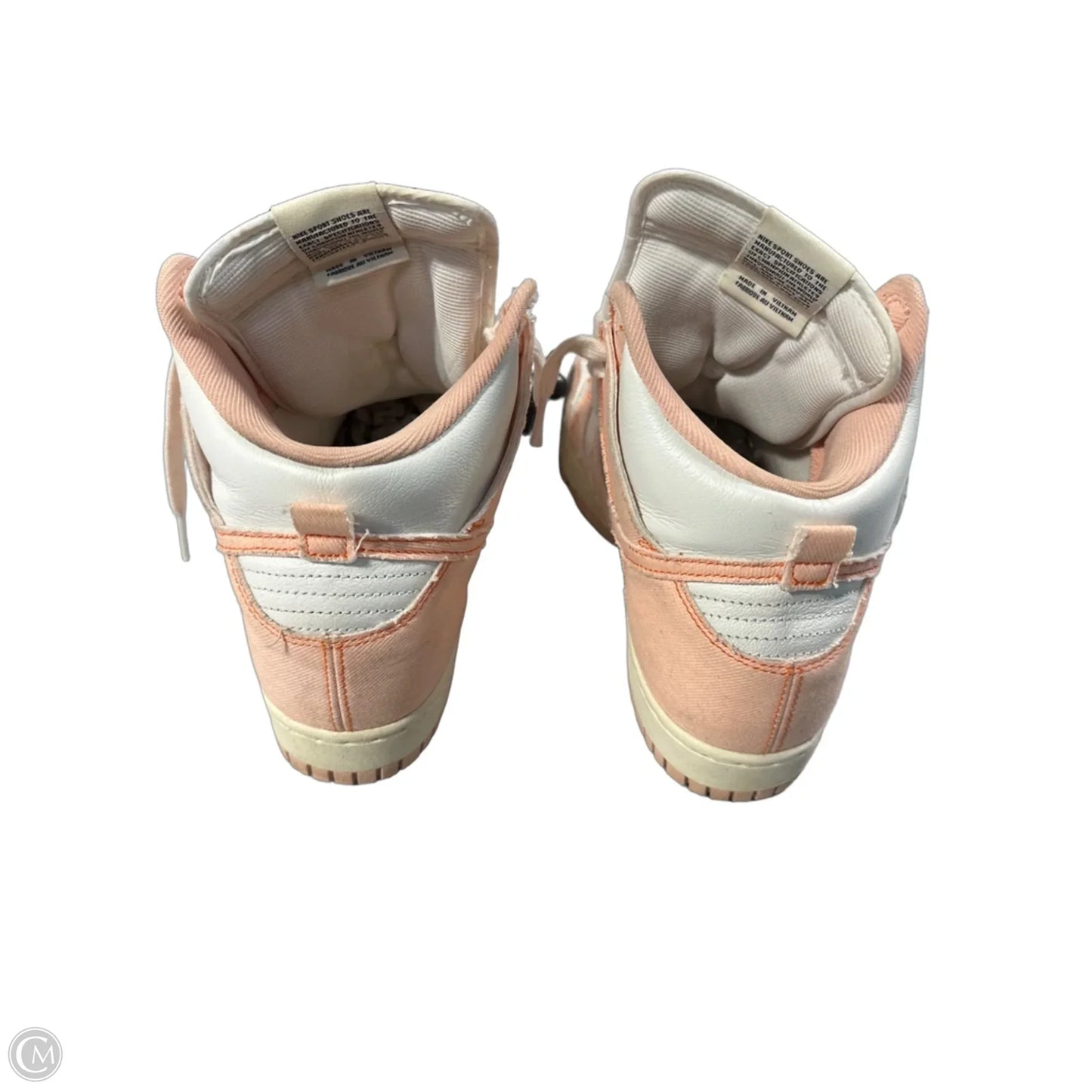 Shoes Athletic By Nike In Pink & White, Size: 10.5