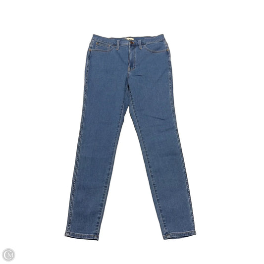 Jeans Skinny By Madewell In Blue Denim, Size: 10