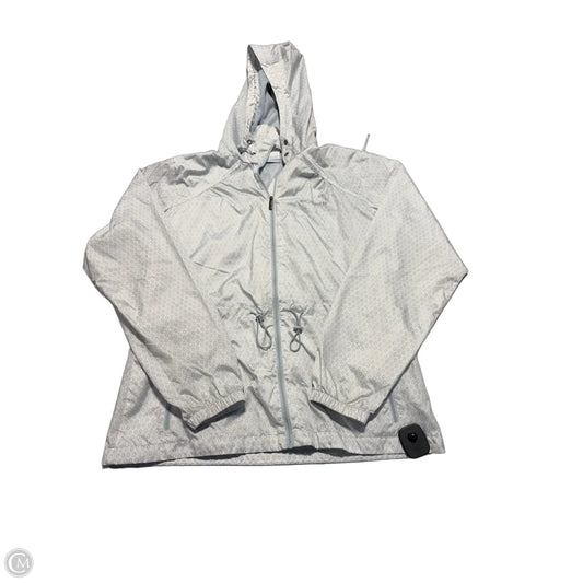 Jacket Windbreaker By Columbia In Grey, Size: M