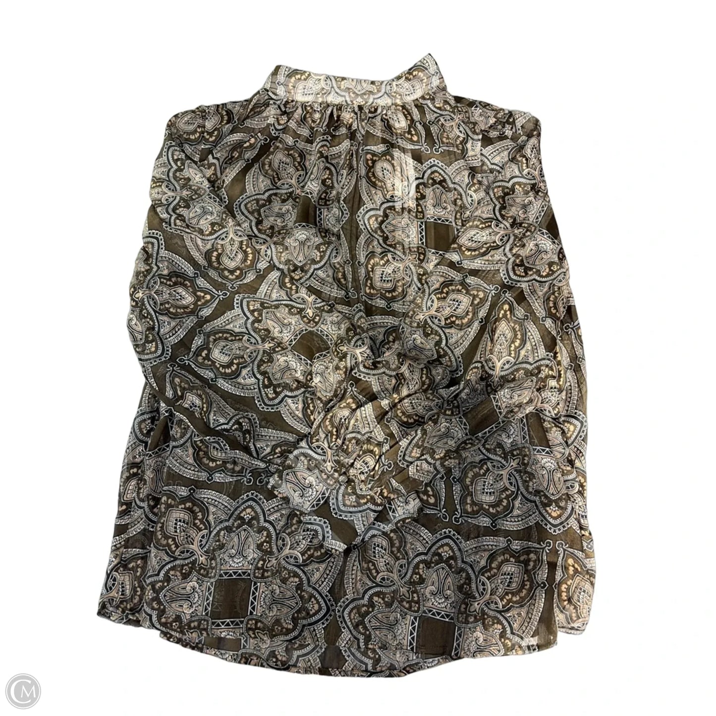 Top Long Sleeve By H&m In Brown, Size: Xxl