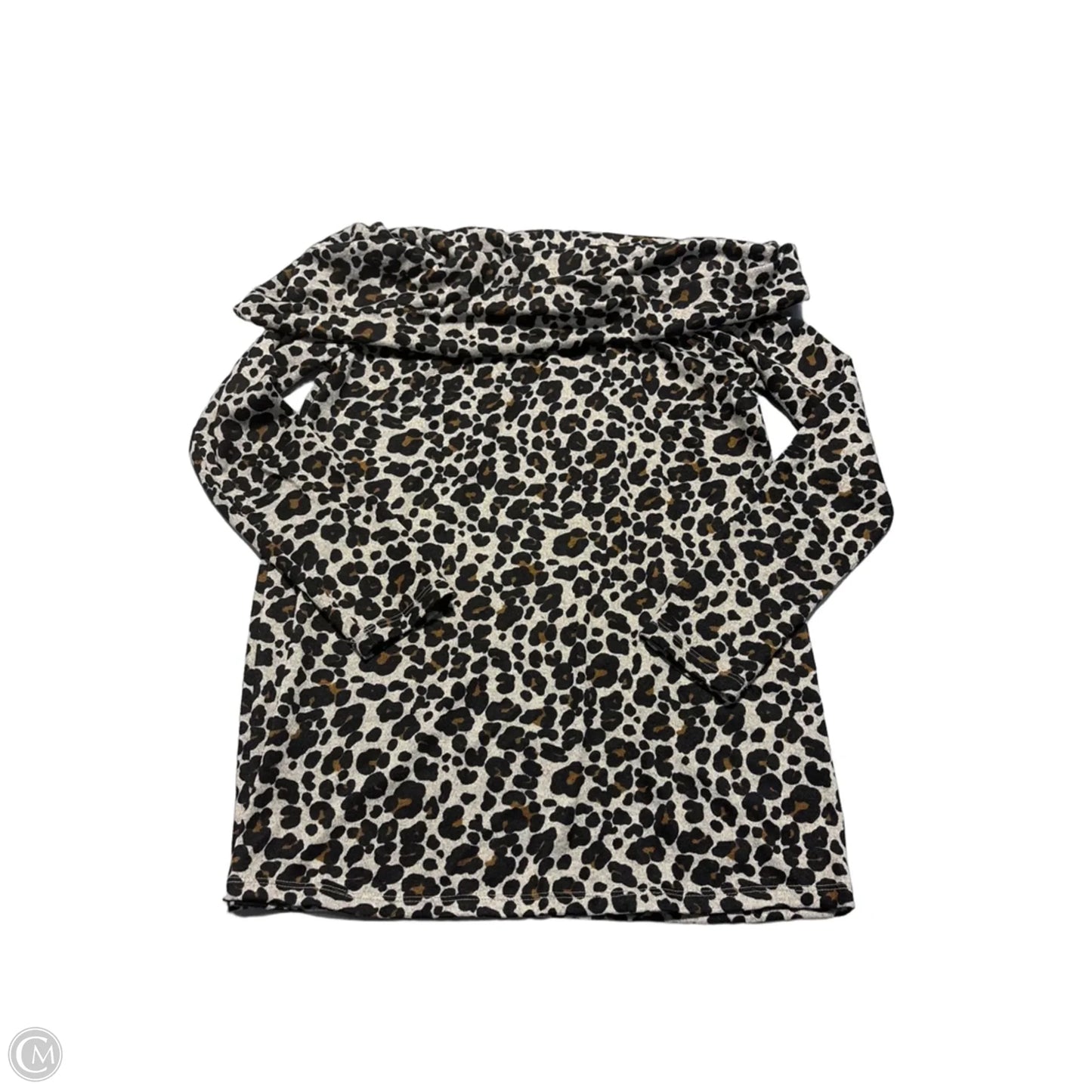 Top Long Sleeve By Loft In Animal Print, Size: S