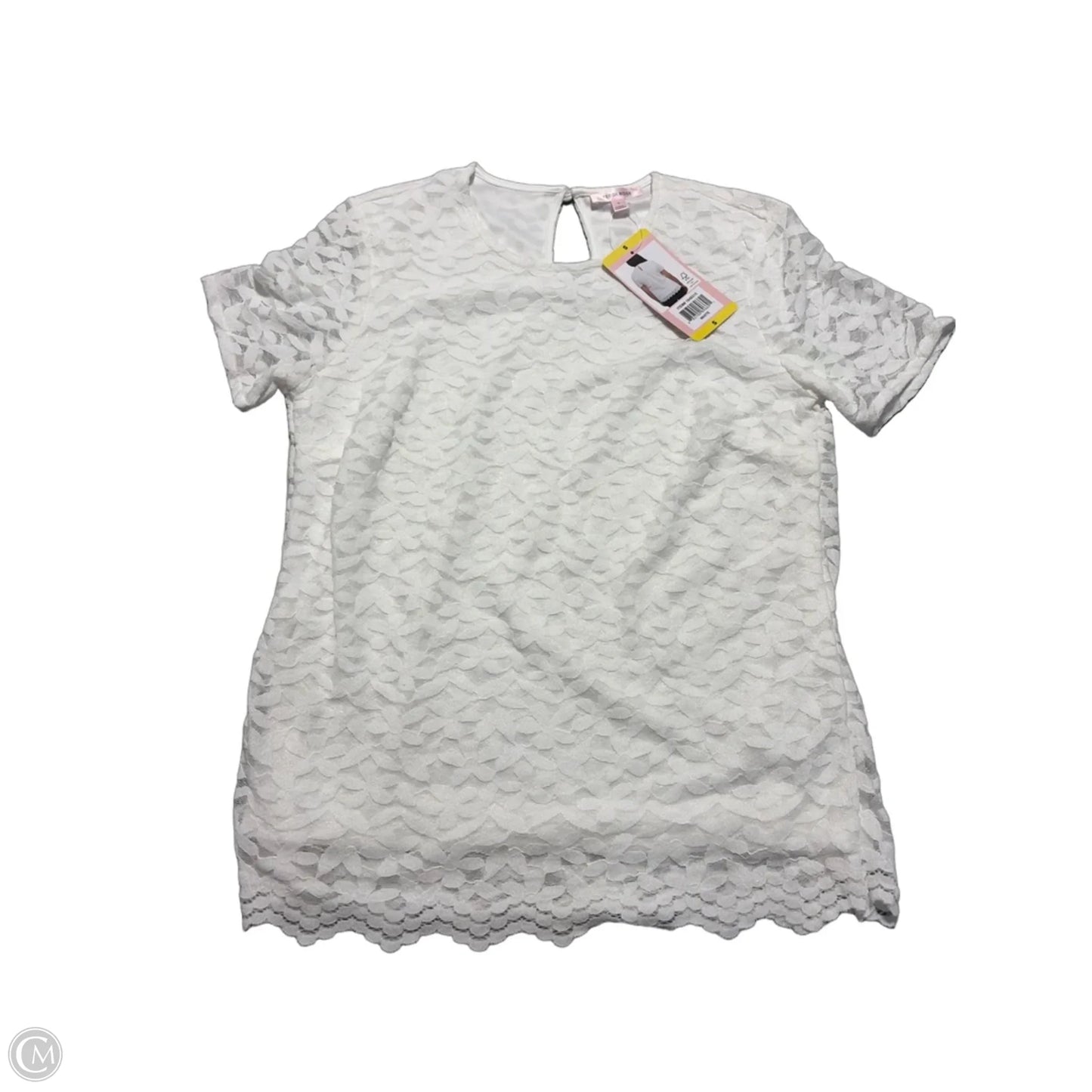 Top Short Sleeve By Cmc In White, Size: S
