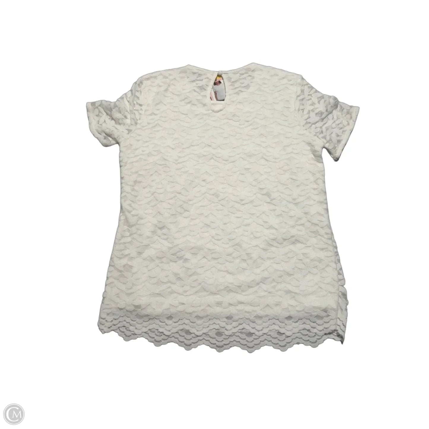 Top Short Sleeve By Cmc In White, Size: S