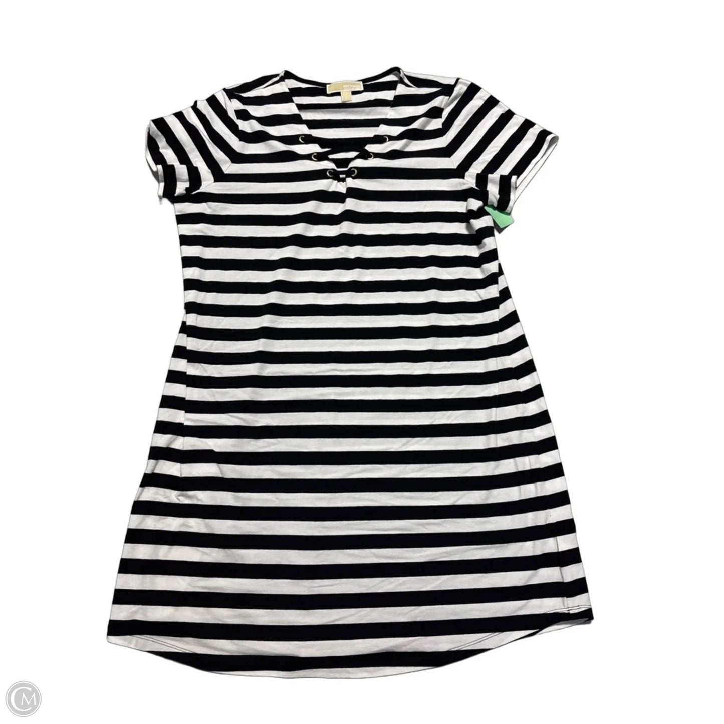 Dress Designer By Michael Kors In Black & White, Size: 1x