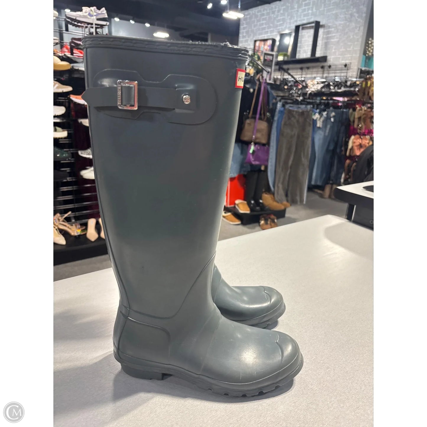 Boots Rain By Hunter In Grey, Size: 9